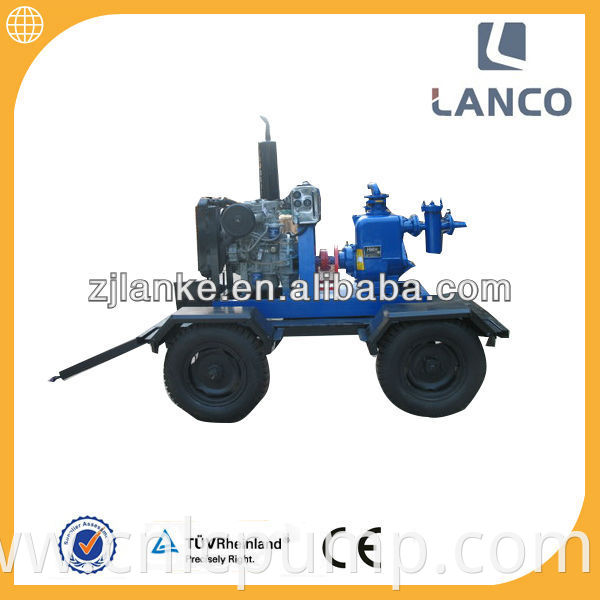 Lanco P type 4 inch horizontal Self priming centrifugal Isuzu Diesel Pump
